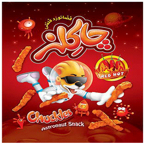 اسنک فضانورد فلفلی تند چاکلز