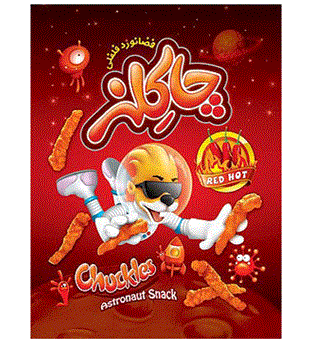 اسنک فضانورد فلفلی تند چاکلز